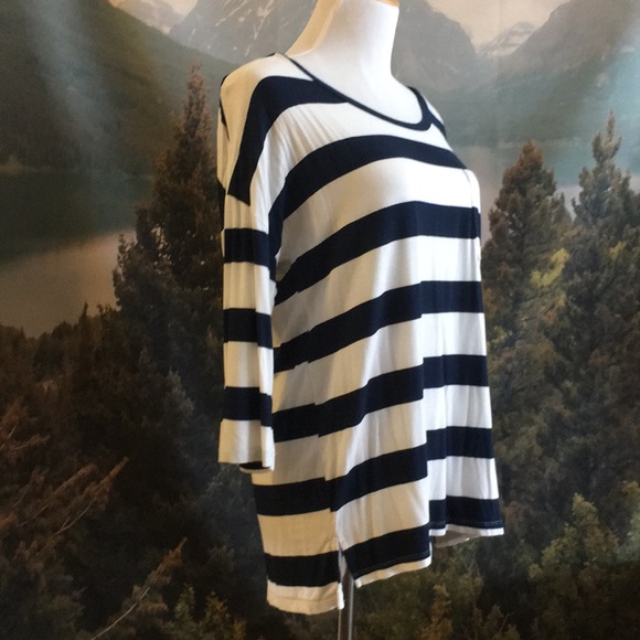 Banana Republic striped long sleeved jersey tee - Picture 3 of 4